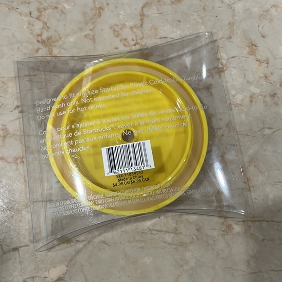 Starbucks Lemon Cold Cup Lid - Picture 3 of 3